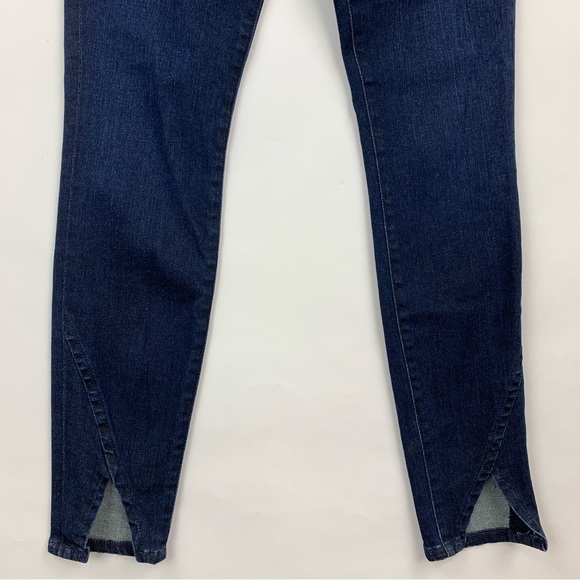 Frame Denim All High Rise Skinny Jeans with Asymmetric Slit Hem Sz 27 - Picture 4 of 11